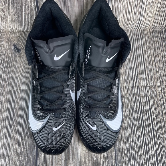 Nike Vapor Edge Elite 360 2 Cleats Black/White/Anthracite mens DA5457-001 - Picture 5 of 8